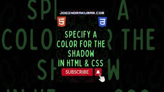 Specify a Color for the Shadow #html #css #box #shadow #boxshadow #shorts