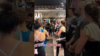 Protesters HECKLE yoga studio for lack of anti-ICE posters #foxnews #news #ice #protest
