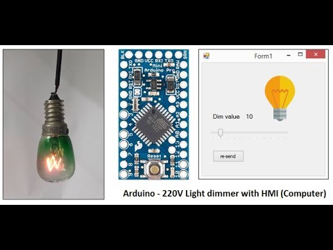 Arduino 220V light dimmer