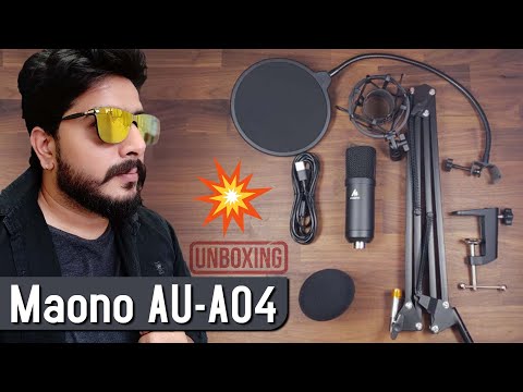 Maono AU-A04 Mic Full Review and Installation in HINDI! 🔥😍