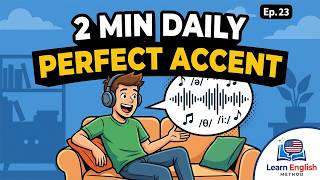 Fix Your English Accent Fast 🔊 | Simple 2-Minute Daily Routine | Ep.-23