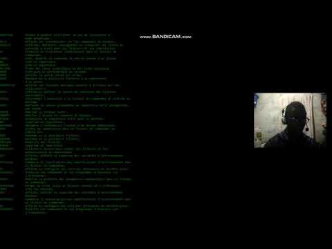 comment affichez tous les codes sur cmd et etteindre un pc