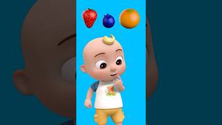 Are Strawberries Red or Blue 🔴🔵?! Learn Colors with Fruit! #cocomelon #shorts