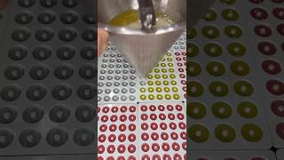 Filling gummies manually one by one  #artisanal #handmade #candy