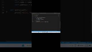 learn python|| init in python ||#shorts #programming #pythoncourses #pythontutorial #begginers