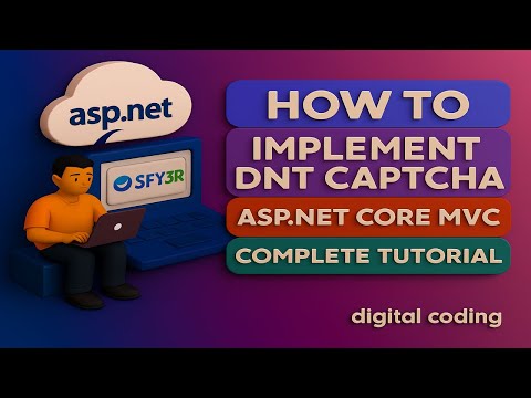 How to Use DNTCaptcha in ASP.NET Core MVC || Add CAPTCHA to Your MVC Core App || Use DNTCaptcha