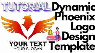 Dynamic Phoenix Logo Design Template | #logo #coreldrawtutorialhindi #graphicdesign #logodesign