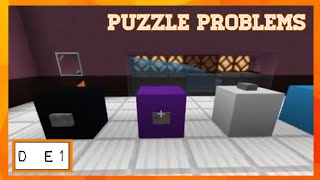 Challenge Series - Puzzle Problems: D E1