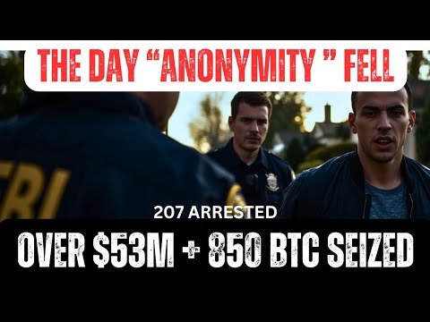850 Bitcoin, 207 Arrests | How Operation RapTor Crushed the Dark Web’s Illusion of Anonymity