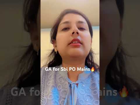 How much general awareness is needed for sbi po mains ☑️ #sbiclerk #sbipo #sbimains #sbi2025 #ibps