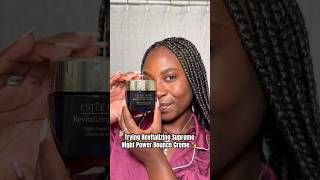 Night Magic: Trying Revitalizing Supreme Night Power Bounce Creme #esteelauder #productreview
