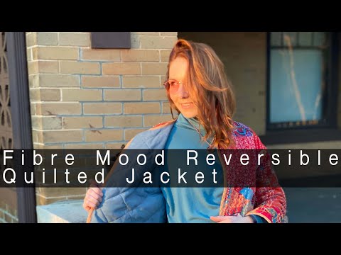 Quilted Reversible Jacket | Perfect Spring Transition Outfit! | Fibre Mood Molly