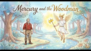 Mercury and the Woodman | Watercolor Storybook Animation | Aesop's Fables for Kids