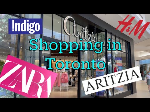 ENG & KOR SUB) POST-LOCKDOWN TORONTO SHOPPING (Zara, H&M, Aritzia) | 토론토 쇼핑몰
