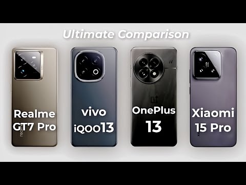 Realme GT7 Pro Vs iQOO 13 Vs OnePlus 13 Vs Xiaomi 15 Pro Specs Review #techzoofy