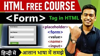 Form tag in HTML in hindi | html tutorial for beginners | by Ak Sir