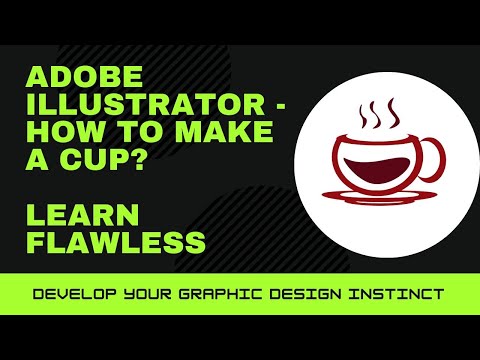 Adobe Illustrator - How to make a Coffee Cup ?!! 🔥🔥🔥 | Learn Flawless | Akash Hemkar
