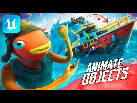 How to ANIMATE OBJETCS using SEQUENCER - UEFN Cinematics BEGINNER Course