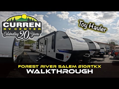 Forest River Salem Platinum FSX 210RTKX Toy Hauler Travel Trailer Camper Walkthrough