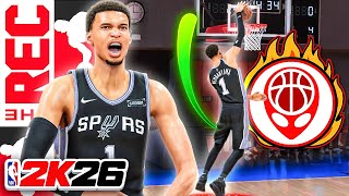 7'4 VICTOR WEMBANYAMA BUILD in the 'COMP' RANDOM REC is UNSTOPPABLE (NBA 2K26)