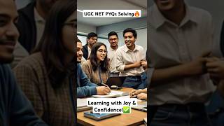 UGC NET PYQs Solving Students | Learning with Joy & Confidence! #ugcnet #jrf #motivation
