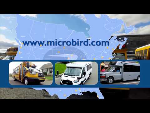 Complete line of small buses Micro Bird by Girardin