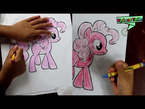 My Little Pony Pinkie Pie Coloring Book Page | Coloring and Drawing Challenge