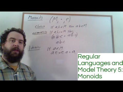 Regular Languages and Model Theory 5: Monoids