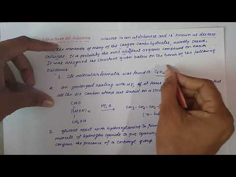 Biomolecules " structure of glucose"