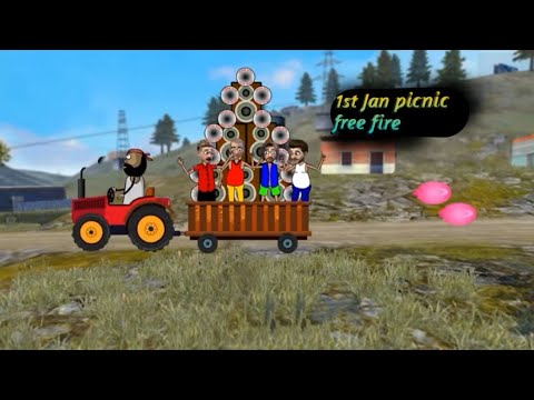 1st January picnic in free fire character 😂 @FreeFex