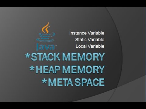 How many types of memories are in JVM?