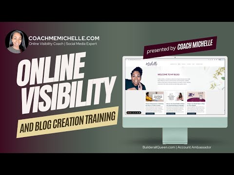 Online Visibility and Blog Creation Training