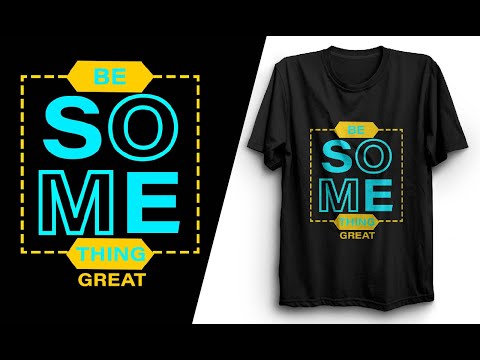 How design a creative tshirt in adobe Illustrator | Adobe Illustrator Tutorial