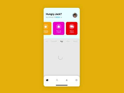 Online Food Order App UI/UX Design