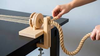 Don't pay for it! Make Your Own Rope at Home with 100 Year Old Method