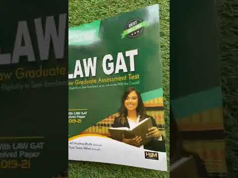 LAW BOOKS - LAW GAT - ADMISSION TEST BOOKS - HSM