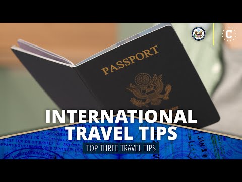 International Travel Tip - Our Top Three Tips