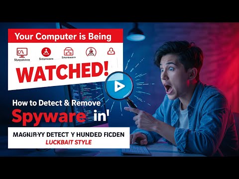 Your Computer is Being WATCHED! How to Detect & Remove Spyware in 2025 #youtubeshort #cybersecurity