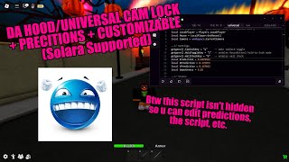 DaHood/Universal Camlock/Aimlock Script 🌟- PASTEBIN -🌟