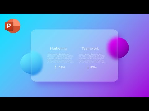 How To Create Animated Glassmorphism PowerPoint Infographic