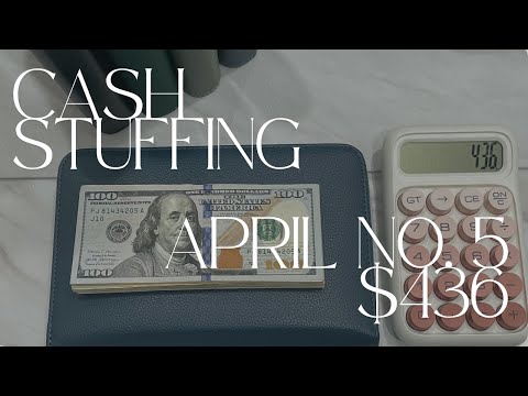 Cash Stuffing | April No. 5 #cashstuffing #cashenvelopestuffing #cashenvelopes #budgeting
