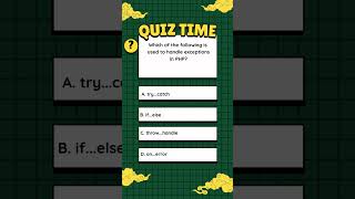 Which of the Following is Used to Handle Exceptions in PHP? | Edubrotech