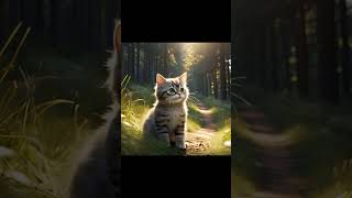 A cat, a duck... and a unique story! #aianimalstories #animatedpettales #aistorytelling #ai