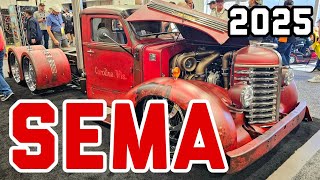 SEMA 2025 - CENTRAL HALL WALK-THRU - HOT ROD ALLEY - CUSTOM CAR BUILDS - BURNOUT SHOW HOONIGANS