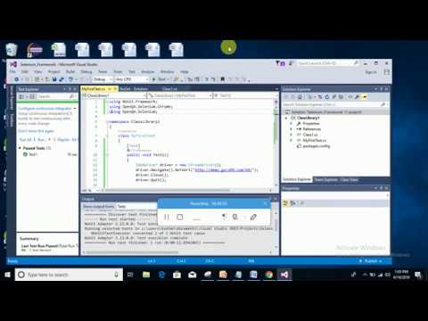 Creating .Net Selenium Framework from Scratch - Part 01 - Kick off