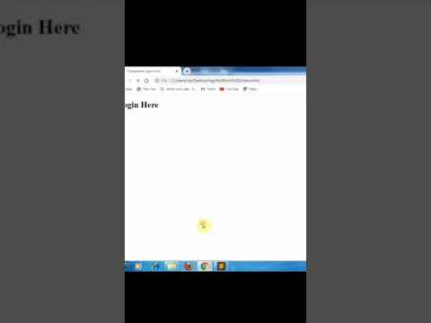 Create Attractive Login Form by Using HTML and CSS