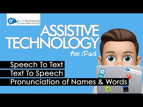 Assistive Tools for iPad - Speech Features (Sept 20)