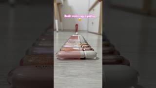 Ruj koleksiyonum💖 #keşfet #makeup #shortvideo #shorts #unboxing #keşfetbeniöneçıkar #short #reklam