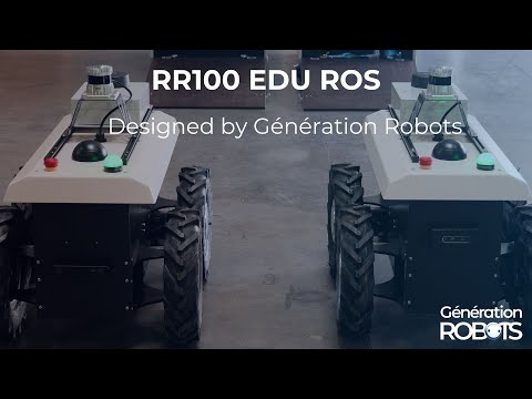 RR100 EDU ROS - Compatible Research Mobile Robot (UGV) designed by Génération Robots