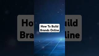 How To Build Brands Online With A Scratch @buildbrandsonline9 #buildbrandsonline #onlinebranding